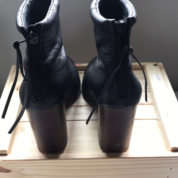 JEFFREY CAMPBELL black leather boots size 37 - Picture 3 of 6